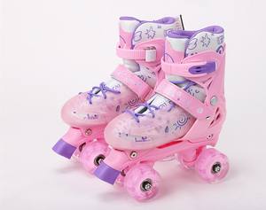 Patins en ligne réglable à roulettes <span class=keywords><strong>Quad</strong></span>, en acier inoxydable, rangée simple/Double - Product Image 6