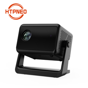 New Hot Selling HTP <b>Mini</b> Projector LED 1080P Android OS Outdoor Use Ultra High Brightness Portable LCD Video C1 150 Ansi Lumens - Product Image 1