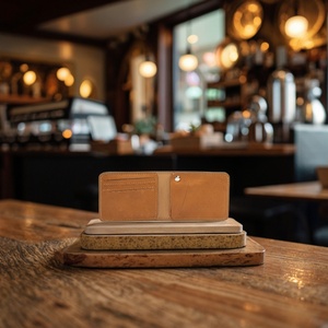 Boshiho Genuine Leather RFID Blocking Credit Card Holder Vintage Multi-Function Men's <b>Wallet</b> with Coin Purse <b>Small</b> Size Locator - Product Image 2