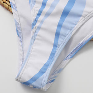 Costume da bagno da donna a vita alta con scollo a V e scollo a V aperto da donna - Product Image 6