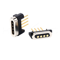 Conector Magnético Portátil HYTEPRO M411H, Diseño Magnético Estable Tipo Pogo para Dispositivos Inteligentes y Equipos Médicos Profesionales