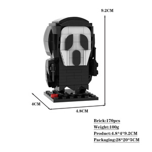 Tùy Chỉnh Xây Dựng Khối Thiết Kế Moc Tùy Chỉnh Bức Tượng Nhỏ Halloween DIY Xây Dựng Khối Đồ Chơi Thiết Lập OEM & ODM Dịch Vụ Tùy Chỉnh Bộ Quà Tặng - Product Image 3