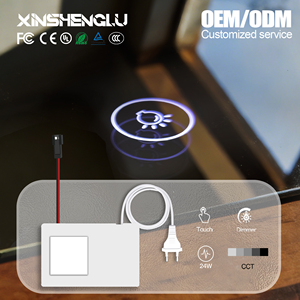 Service ODM Interrupteur Tactile avec Driver LED Intégré 24W pour Miroir Intelligent, Luminosité et Température <span class=keywords><strong>de</strong></span> Couleur Réglables, Fonction Mémoire, IP21, 1-6mm - Product Image 3