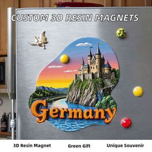 Imanes de Resina 3D para Refrigerador, Impresos Digitalmente, con Diseño Divertido y Ecológico, Personalizados de Fábrica, para Recuerdos y Regalos Publicitarios - Product Image 2