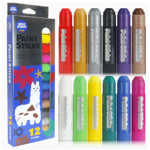 Crayones de Cera de Secado Rápido para Niños, 6/8/12/18/24/36 Colores, No Manchan, Barras de Pigmento Sólido, Barras de <span class=keywords><strong>Tempera</strong></span> de Huevo, Lavables - Product Image 6