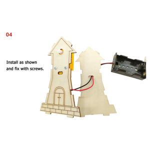 Offre Spéciale bricolage en bois physique école ensemble créatif électrique moulin à vent <span class=keywords><strong>maison</strong></span> EN71 certifié solaire jouet éducatif Science ingénierie - Product Image 5