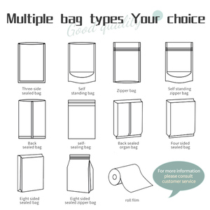 In Nắp kéo đứng lên túi Trung Quốc đứng lên túi nhôm lá vặn lại túi đứng lên túi nhựa Ziplock cho thực phẩm - Product Image 5