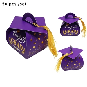 Einfarbige Beschichtete Papier Recycelbare Faltbare Hundehütte Gestempelte Geschenkbox mit Griff für Haustier-Party Snack-Dekorationen - Product Image 4