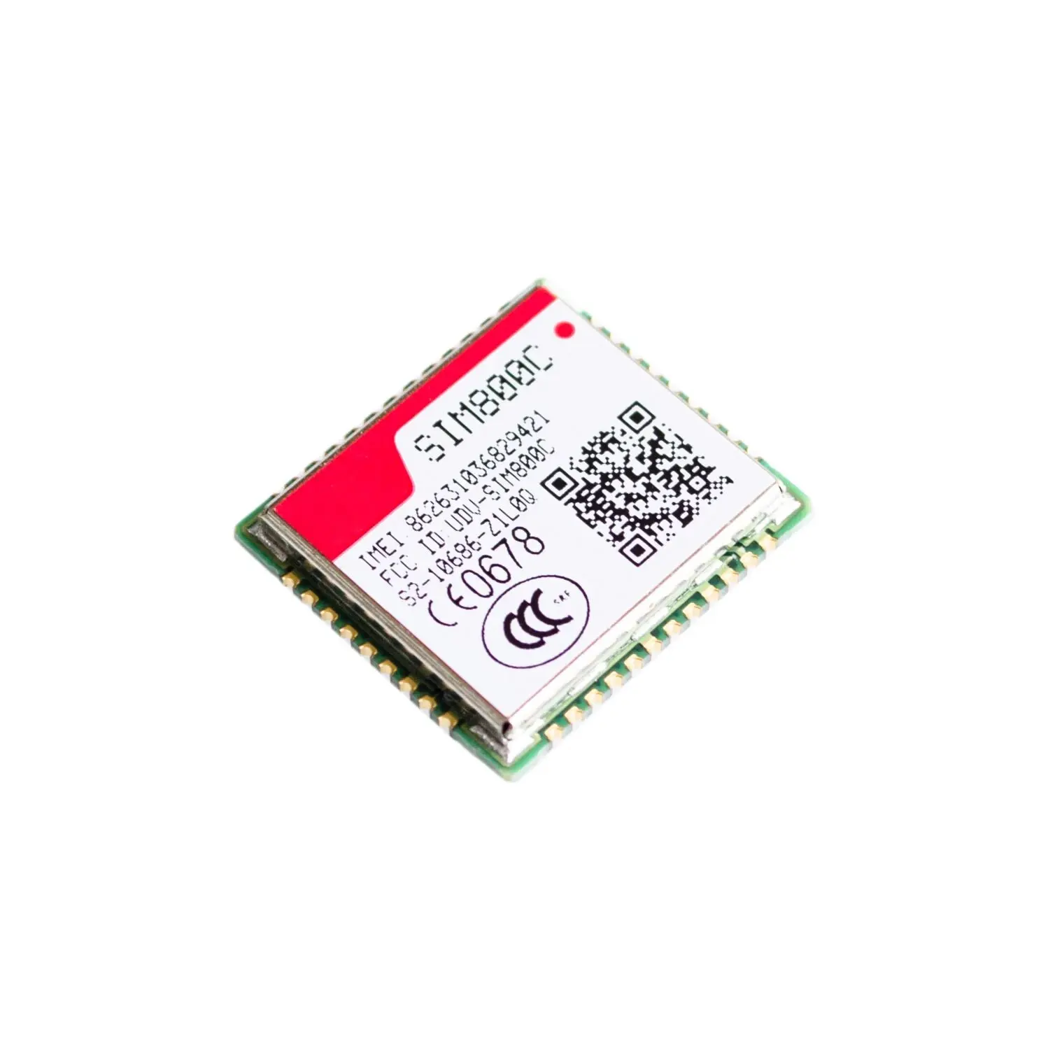 SIM800 SIM800C 24M/32M BT Compatible TTS GSM GPRS Module Quad Band LCC NEW AND ORIGINAL