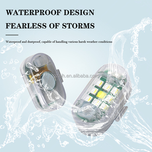 Độ bền lâu dài không thấm nước ngoài trời chiếu sáng điều khiển từ xa Đèn flash máy bay đèn chống va chạm động cơ cho xe ô tô xe máy-mới - Product Image 5