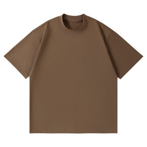 เสื้อยืดสั่งทำ สีพื้น ผ้าฝ้าย 250 กรัม คอกลม แขนสั้น สำหรับกิจกรรมสันทนาการ สีเทา - Product Image 3