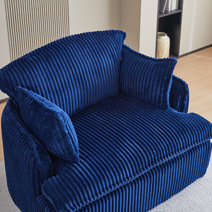 ชุดโซฟาแบบเบาะนั่งเดี่ยวผ้ากำมะหยี่แบบโมดูลาร์แบบทันสมัยประหยัดพื้นที่โซฟาขี้เกียจ - Product Image 3