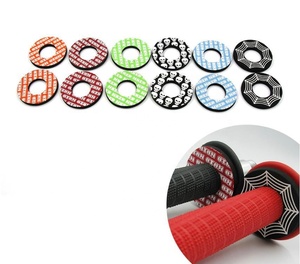 Grip Donuts Premium Mousse Pour Guidon Moto, BMX, Dirt Bike - Vert - 59mm