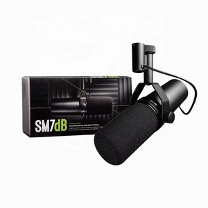 ميكروفون ديناميكي نشط SM7dB SM7B مع مدخل XLR للاستخدام المكتبي، مزود بمضخم صوت مدمج للبودكاست والبث والتسجيل - Product Image 1