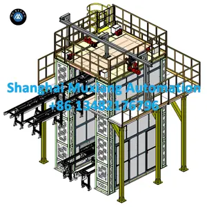 Sistema de transportador de elevador vertical continuo fabricado en fábrica de Muxiang China/unidad de transportador de cadena de palés