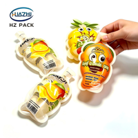 Sachet souple personnalisé en plastique pour liquides, eau, jus de fruits, smoothies et gelées – Forme originale pour boissons
