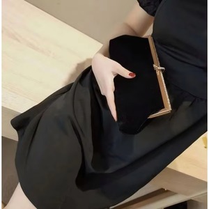 Free Sample Ladies <b>velvet</b> party <b>clutch</b> <b>bag</b> purses dinner black dress long handbag evening dinner <b>clutch</b> handbags for women - Product Image 4