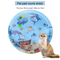 Tapis à ramper pour bébé tortue gonflable en plastique Injection d'eau Pat tapis ventre temps coussin peluche pour bébé
