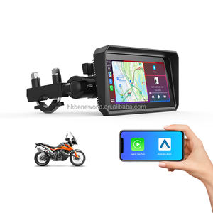 6.86 pouces moto sans fil Carplay Android Auto écran intelligent GPS Navigation double caméra 720P 64GB TF carte TPMS 1 an - Product Image 4