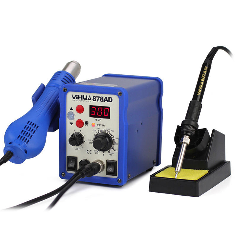878AD 2 In 1 Soldering Iron Desoldering Tool