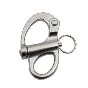 Grillete de Acero Inoxidable en Forma de D con Pasador de Rosca y Bloqueo Automático para Uso Marino - Product Image 1