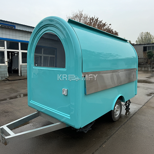 Camion de restauration mobile d'extérieur, remorque de vente de snacks et de glaces, chariot de vente de restauration rapide, camions de restauration entièrement équipés - Product Image 4