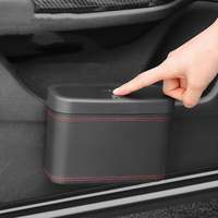 Bac à Déchets de Voiture Pressez-Ouvrez Très Vendu, Organiseur de Voiture Suspendu, Boîte de Rangement PP Mini Corbeille