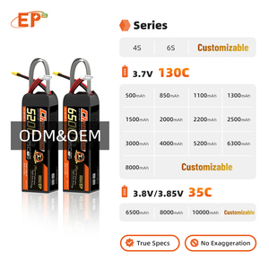 Ep bán buôn 4S 6S chất lượng cao pin <span class=keywords><strong>lithium</strong></span> cho mini FPV drone Lipo 4 pin cho nhỏ bay không người lái cho 1/5 RC xe 130C Pin - Product Image 2