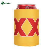 Sparty NP8816 – Porte-canette isotherme en néoprène mince (3mm/5mm) avec impression de logo personnalisé OEM, idéal pour bière glacée et canettes.