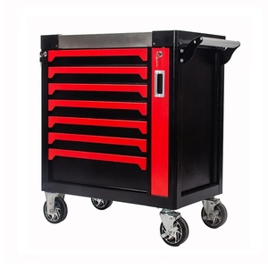 High Quality With 7 Drawers Metal <b>Tool</b> <b>Trolley</b> Garage <b>Tool</b> Cabinet TC-240328 Steel <b>Tool</b> Box <b>Trolley</b> Cabinet With - Product Image 1