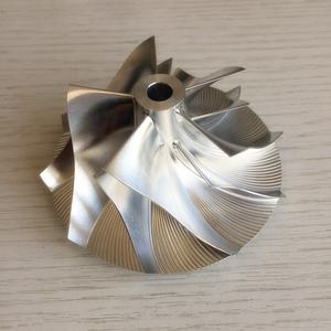 HX35 53.88/78.00毫米5 + 5叶片高性能涡轮铣削/铝2618/方坯压缩机轮 - Product Image 2