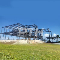 Villa préfabriquée en verre moderne de luxe PTH à 2 étages pour complexe hôtelier haut de gamme, maison modulaire résidentielle
