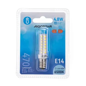 Lampe LED E14 4,8W à faible consommation, longue durée de vie, lumière chaude ; idéale pour éclairer les foyers et les espaces de travail. - Product Image 2