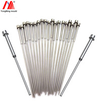 Pasador de Soporte de Molde SKD61, Pasador Expulsor Redondo Importado, Soporte de Correa Totalmente Endurecido, Pasador Expulsor Doble, Proceso No Estándar