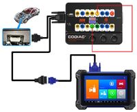 Programador de ECU Automotriz GODIAG GT100+, Conector de Diagnóstico OBD2, 12-24V, Protocolo CANBUS, Medidor de Corriente