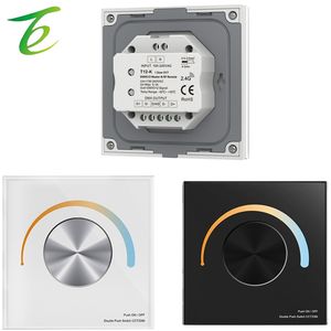 Papan kontrol utama DMX512 sentuh, + remote control RF (opsional) 4 zona 8 saluran peredupan CCT dan penyesuaian warna T12 - Product Image 3