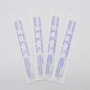 DearGo Wooden Tongue Depressor 6 Inch Sterile <b>Single</b> Use For Medical Examination Made In China - Product Image 2