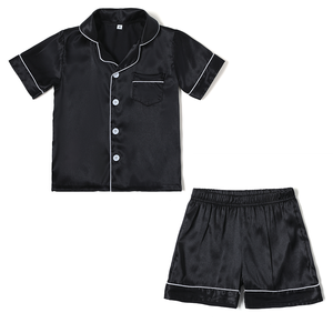 Set di pigiami estivi a manica corta per bambini e bambine - Product Image 4