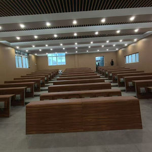 Venta directa <span class=keywords><strong>de</strong></span> fábrica tablero curvo tablero <span class=keywords><strong>de</strong></span> madera estilo Universidad aula fila sillas multimedia sala <span class=keywords><strong>de</strong></span> conferencias mesas y sillas - Product Image 4