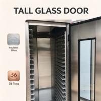 Armoire de fermentation professionnelle pour pâte à pain, 18-36 plateaux, en acier inoxydable, pour boulangerie