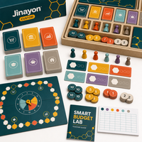 Jeu de société éducatif sur la finance, personnalisé, écologique et portable, pour le plaisir familial