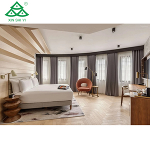 Meubles de chambre d'hôtel de luxe sur mesure, ensemble de lit rembourré contemporain, fabricant certifié CE ISO, B2B - Product Image 1
