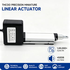 Actuador Lineal Miniatura THCOO DC 12V 6W, Actuador Motorizado Eléctrico de Bajo Ruido IP44, 100N Torque 3000, para Bicicleta Eléctrica, <span class=keywords><strong>Barco</strong></span>, Ventilador - Product Image 1