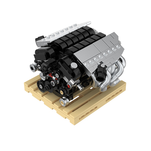 ชุดตัวต่อ PINBO <span class=keywords><strong>DB9</strong></span> V12 มินิเอนจิ้น MOC แบบประกอบเอง รุ่นเครื่องยนต์รถยนต์ ของเล่น STEM ของสะสม ตัวต่อประกอบเป็นของขวัญสำหรับผู้ใหญ่ - Product Image 1