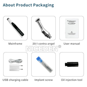 Implant dentaire clé dynamométrique électrique universelle 16 pièces pièce à main tournevis outils de réparation de dentisterie - Product Image 6