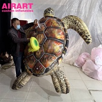 Mascotte publicitaire gonflable tortue de mer, grand ballon gonflable tortue océanique à vendre