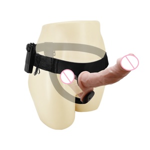 Распродажа, лесбийские страпоны, секс-игрушки, бандаж, двойной Дилдо, носимые трусики, Вибрационный Ремешок На дилдо - Product Image 3