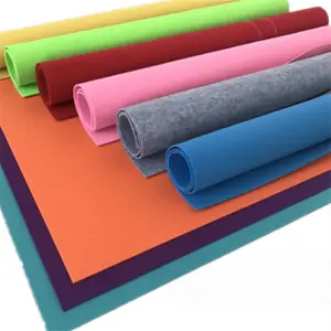 RPET毛毡布艺术组织彩色毛毡1毫米，2毫米和3毫米毛毡布