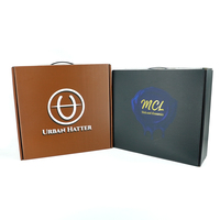 Boîte à chapeau personnalisée en carton, boîte d'emballage pour chapeau avec logo, boîte de rangement pour cadeau