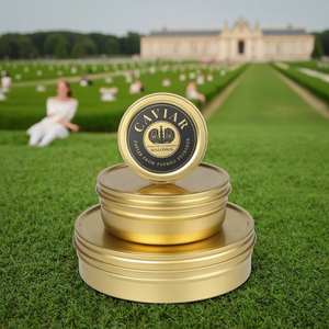 Vente en gros Boîte en fer blanc de qualité alimentaire de 1oz 4.4oz 8.8oz 17.5oz oz Boîte en métal sous vide pour le reconditionnement des conserves - Product Image 2